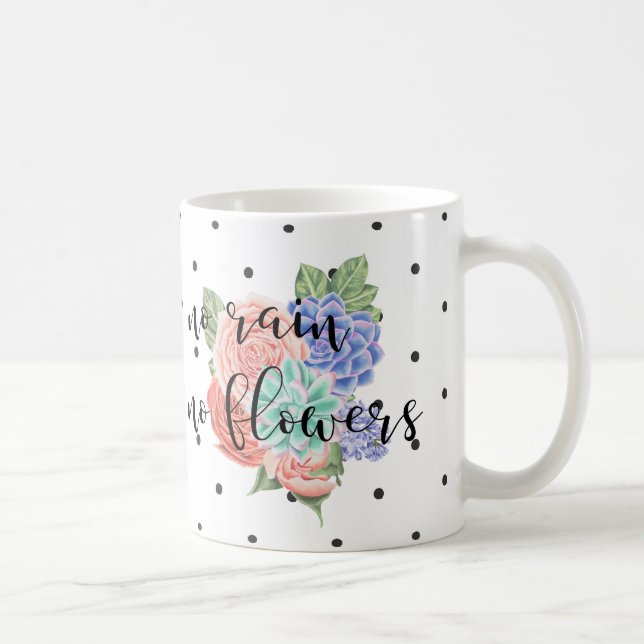 Inspirationsangebot | Moderne Typografie auf Blume Tasse (Rechts)