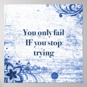 Inspirationsangebot   Motivierend nicht aufgeben Poster