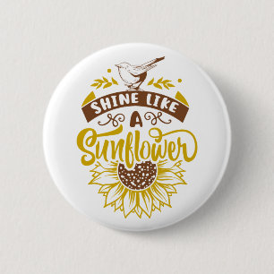 Inspirationsangebot   Sonnenblume Button