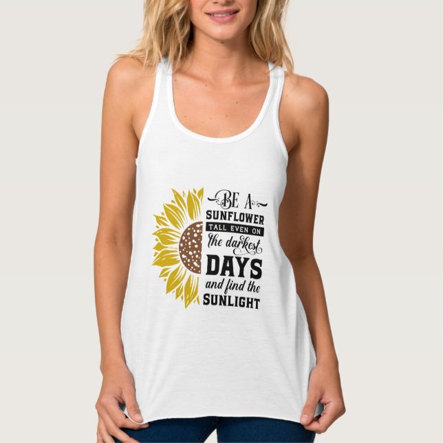 Inspirationsangebot | Sonnenblume Tank Top (Vorderseite)