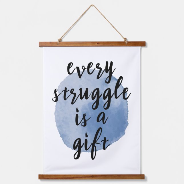 Inspirationsangebote für die Liebe Wandteppich Mit Holzrahmen (Vorderseite)