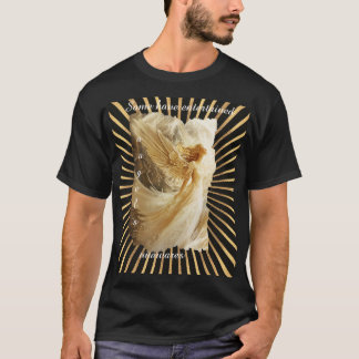 Inspirationsangels Zitat: Gold, Weiß, Schwarz T-Shirt