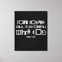 Inspirationsbibel-Zitat nichts Ununmöglich