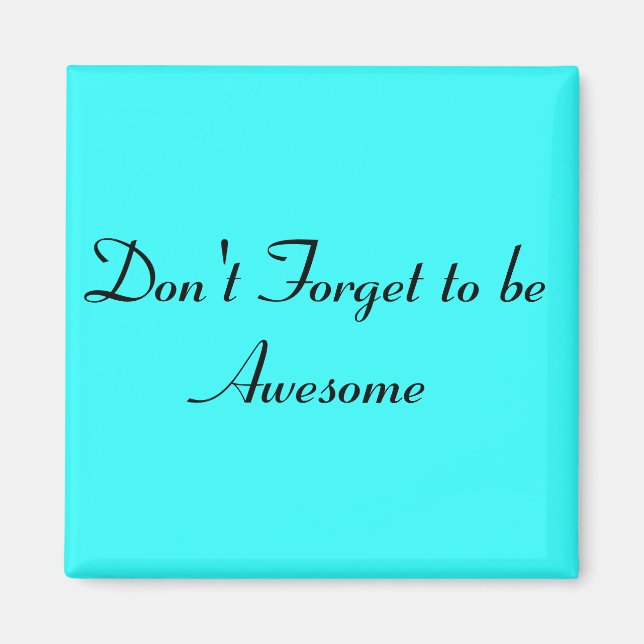 Inspirationsbotschaften Magnet (Vorne)