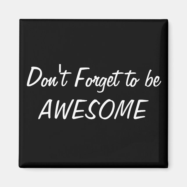 Inspirationsbotschaften Magnet (Vorne)