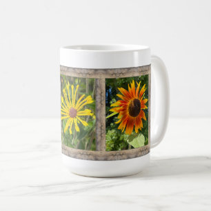 Inspirationscoffee-Tasse mit Sonnenblumen Kaffeetasse