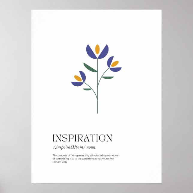 Inspirationsdefinition Poster (Vorne)