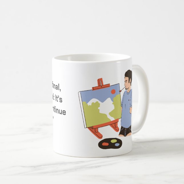 Inspirationserfolg Kaffee-Tasse Kaffeetasse (VorderseiteRechts)