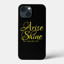 Inspirationserhöhung und Shine Faith Black Case-Mate iPhone Hülle