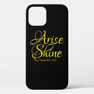 Inspirationserhöhung und Shine Faith Black Case-Mate iPhone Hülle