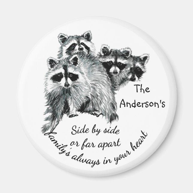 Inspirationsfamilie immer im Mittelpunkt Magnet (Vorne)