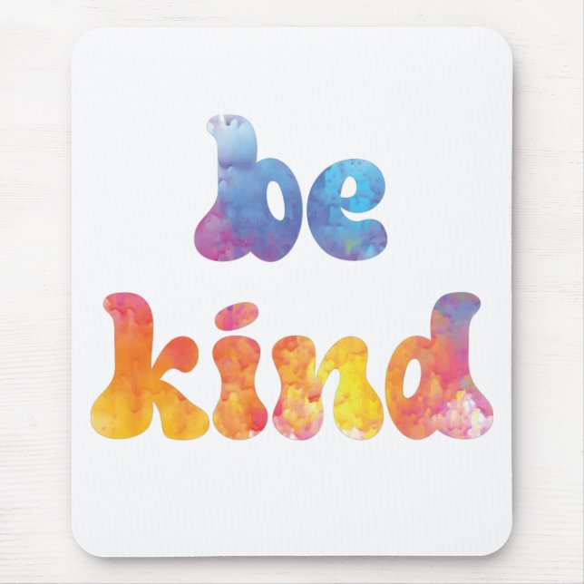 Inspirationsfarbene Wasserfarbe Mousepad (Vorne)