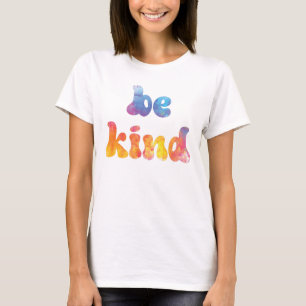 Inspirationsfarbene Wasserfarbe T-Shirt