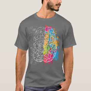 Inspirationsfarbiges Shirt für Hirnwissenschaften 