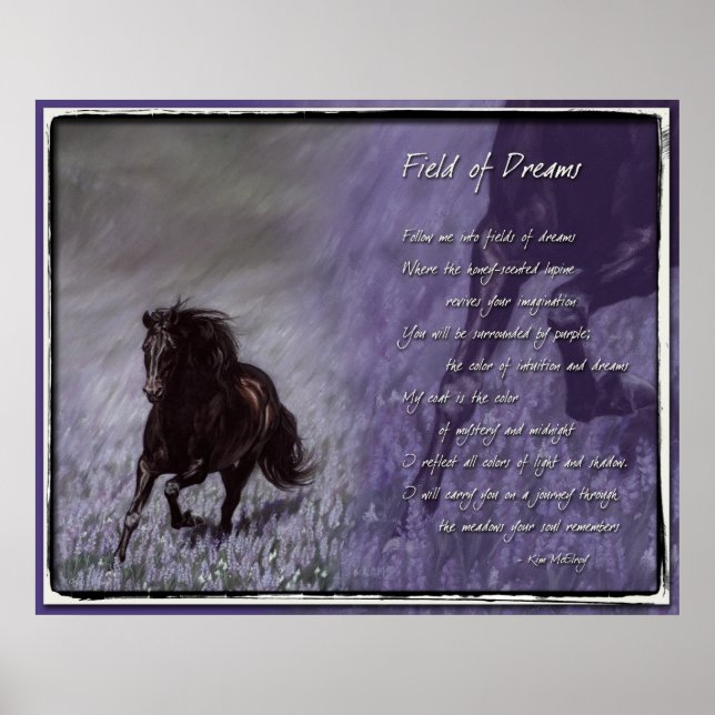 Inspirationsfeld der Träume Poster (Vorne)