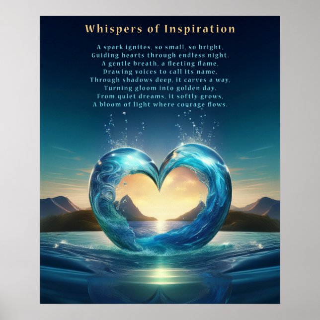 Inspirationsflüster Poster (Vorne)