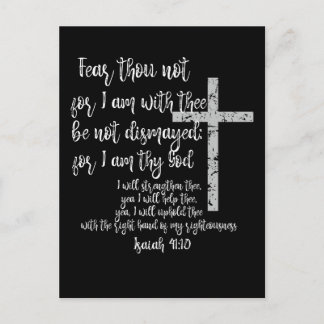 Inspirationsförderung; Isaiah 41 Bibelverse Postkarte