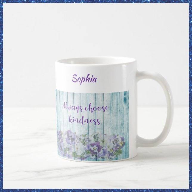 Inspirationsfreundlichkeit Blau Kaffeetasse (Von Creator hochgeladen)