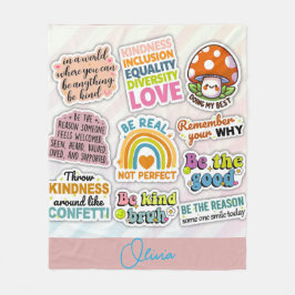 Inspirationsfreundlichkeit individuell - Motiviere Fleecedecke