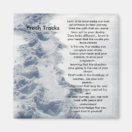 Inspirationsgeschenke Fresh Tracks Magnet