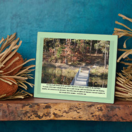 Inspirationsgeschenke Stille Courage Fotoplatte