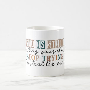 Inspirationsgott schreibt noch immer Ihre Geschich Kaffeetasse
