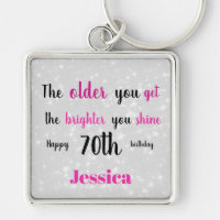 Inspirationshappy 70. Geburtstag