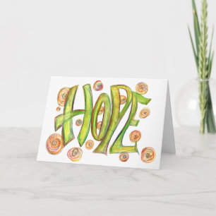 Inspirationsheilungs-Hope-Karte Karte
