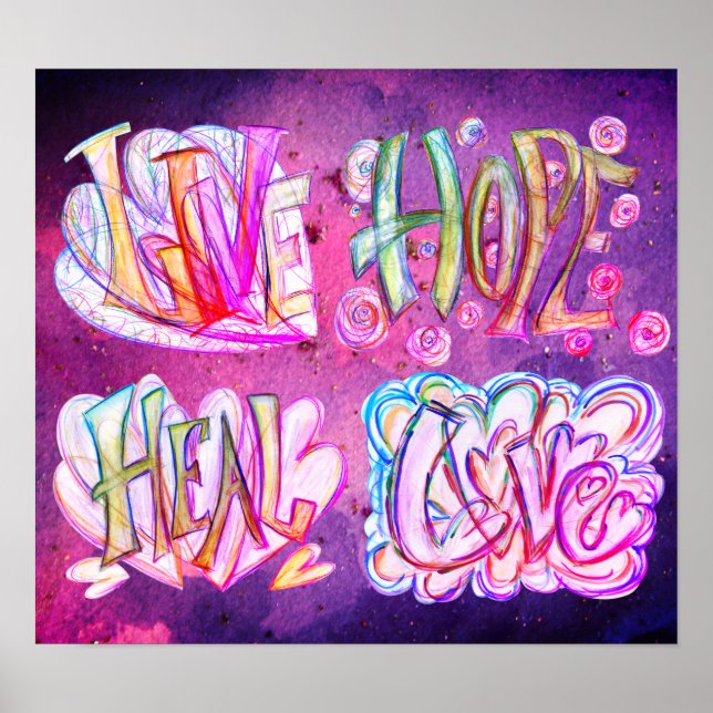 Inspirationsherauskunstposter Poster (Vorne)