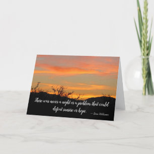 Inspirationsherstellung für Sonnenaufgang Karte