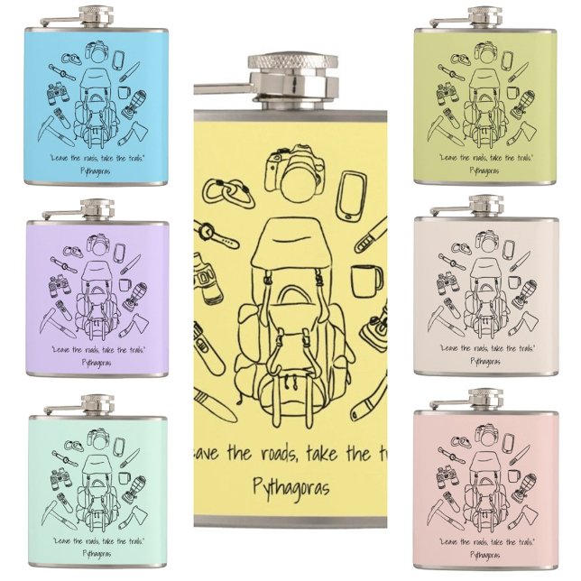 Inspirationshilfende Vinyl-Wrap Flachmann (Von Creator hochgeladen)