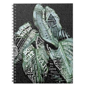 Inspirationsinterne Motivierend zweisprachige LIFE Notizblock