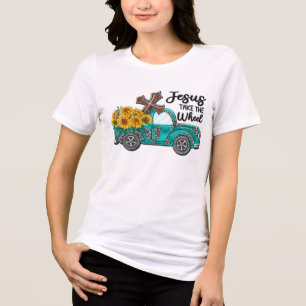 Inspirationsinterne Sonnenblume/LKW-Verbreitung Tri-Blend Shirt