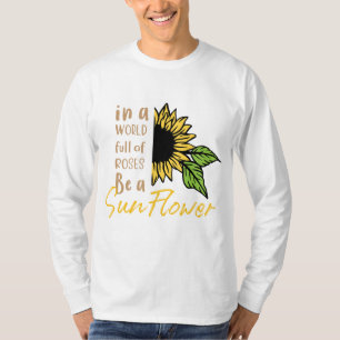 Inspirationsinterne Sonnenblumen T-Shirt