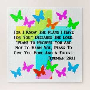 INSPIRATIONSJEREMIAH 29:11 CHRISTLICH PUZZLE