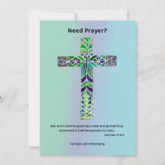 Inspirationskarte der Hoffnung Feiertagskarte