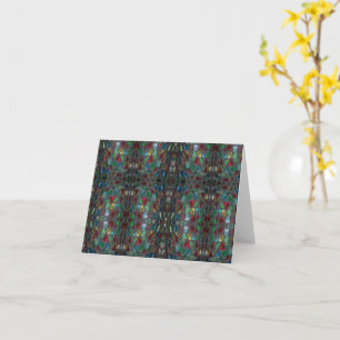 Inspirationskarte für verkettetes Glas Karte