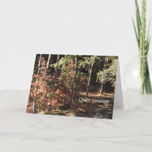 Inspirationskarten Stille Courage Karte