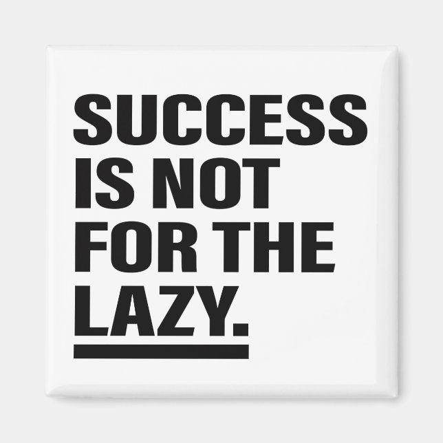 Inspirationskunst Erfolg Lebensspuren Zitat Kunst Magnet (Vorne)