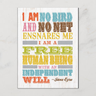 Inspirationskunst - Jane Eyre Postkarte