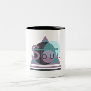 Inspirationskunst "SOUL" Zwei-Tone-Tasse Zweifarbige Tasse