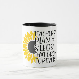 Inspirationslehrer/Sonnenblumen-Tasse Tasse
