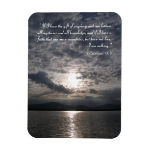 Inspirationsmagnet - 1 Korinther 13;2 Magnet