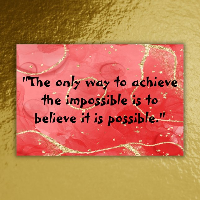 Inspirationsmonogramm: Schwarz auf Rot | Poster (Von Creator hochgeladen)