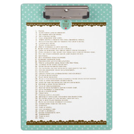 Inspirationsmotivation Klemmbrett