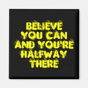 Inspirationsmotivation Positive Erfolgsquoten Magnet