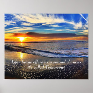 Inspirationsmotivation Zitat zum Thema "Lebensaufe Poster