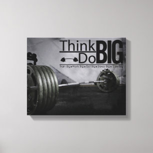 Inspirationsmotivation Zitate Workout Poster Leinwanddruck