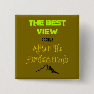 Inspirationsmotivierende Wander-Quote-Typografie Button