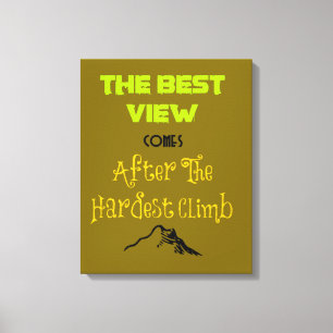 Inspirationsmotivierende Wander-Quote-Typografie Leinwanddruck